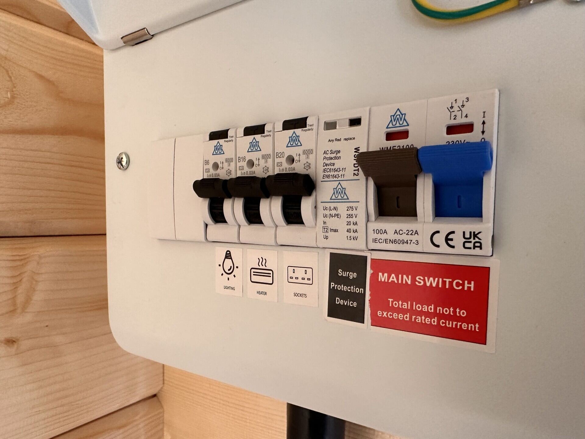 New RCBO consumer unit installed and certified