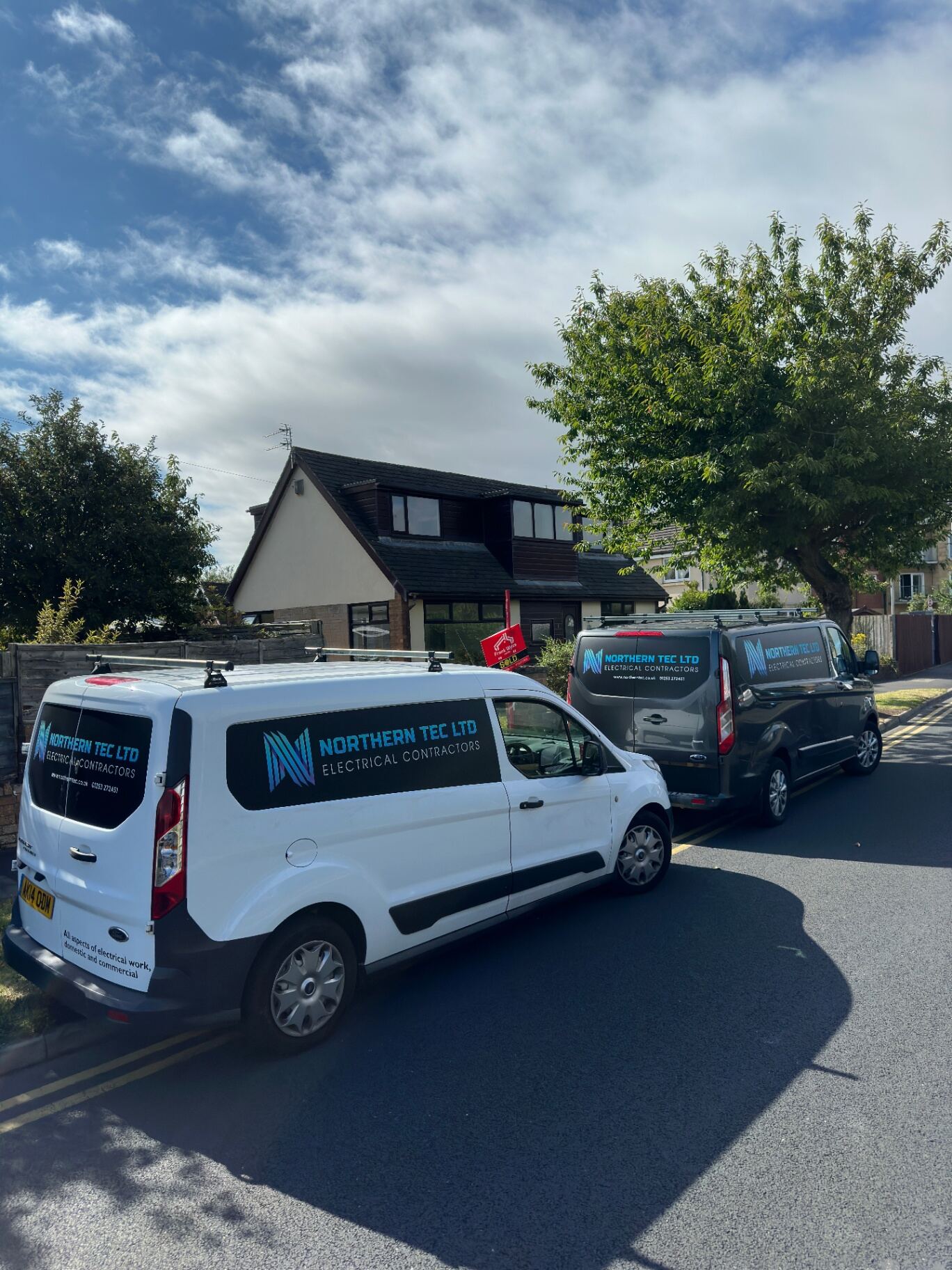 The Northern Tec Ltd electrical team